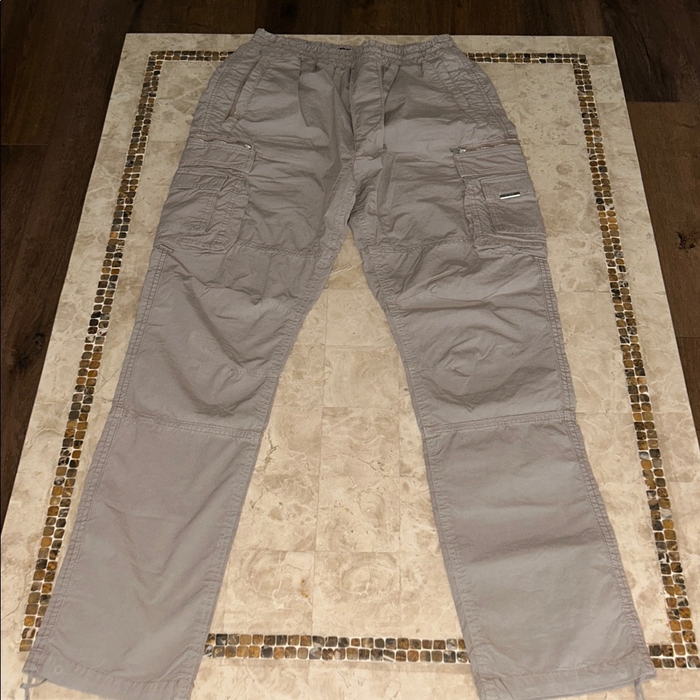 Represent Cargo Pants Elastic Drawstring Waist Co… - image 1